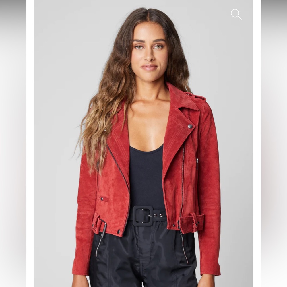 Blank NYC Stolen Kiss Moto Jacket, 100% Leather, Size: M